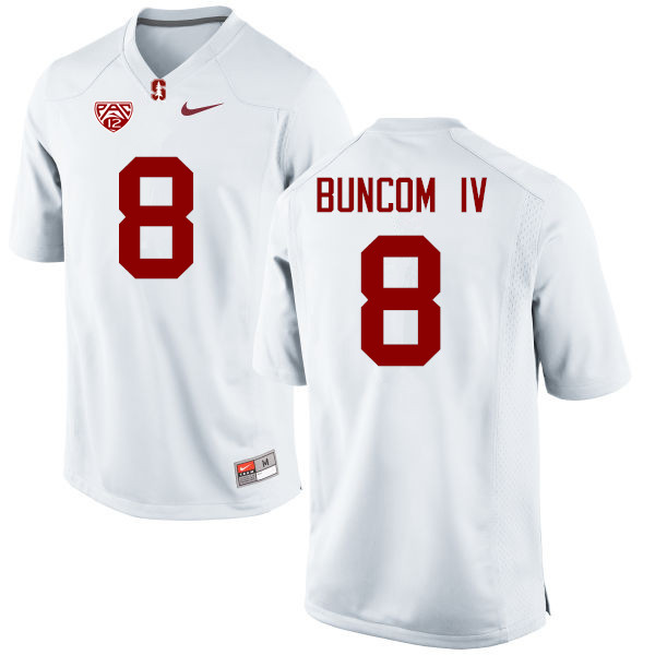 Men Stanford Cardinal #8 Frank Buncom IV College Football Jerseys Sale-White - Click Image to Close